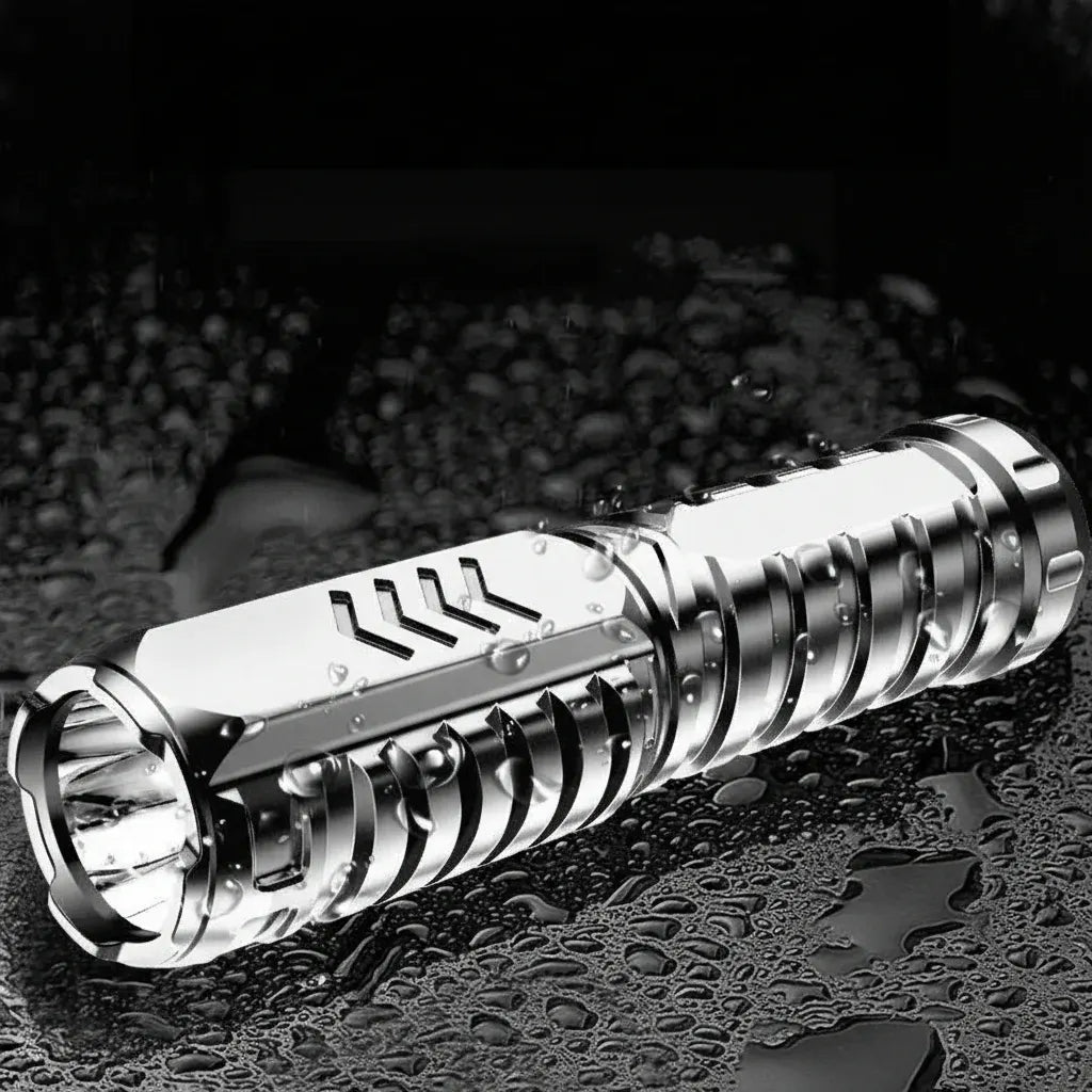 Rechargeable Aluminum LED Tactical Torch for Outdoor Use