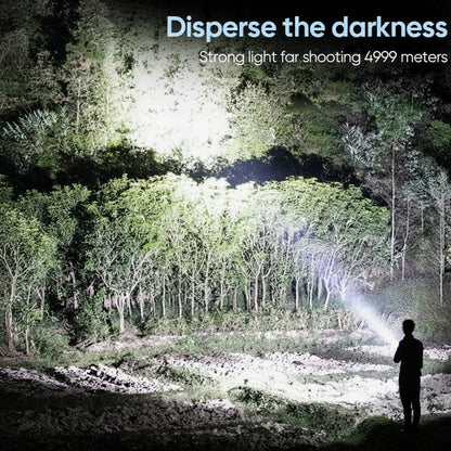 Rechargeable Aluminum LED Tactical Torch for Outdoor Use