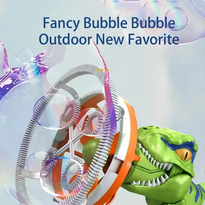Rechargeable Automatic Bubble Blower Machine for Kids Outdoor Fun