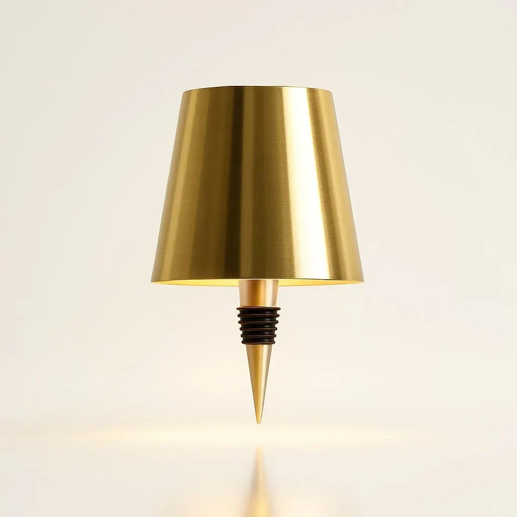 Rechargeable Bottle-Shaped Lamp with Adjustable Light Source for Home Decor