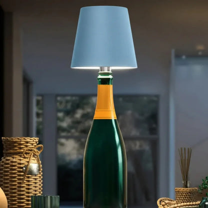 Rechargeable Bottle-Shaped Lamp with Adjustable Light Source for Home Decor