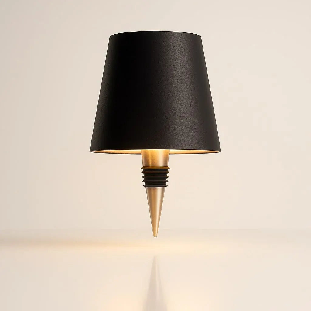 Rechargeable Bottle-Shaped Lamp with Adjustable Light Source for Home Decor