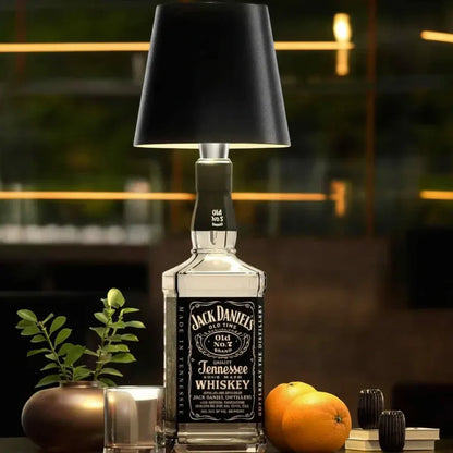 Rechargeable Bottle-Shaped Lamp with Adjustable Light Source for Home Decor