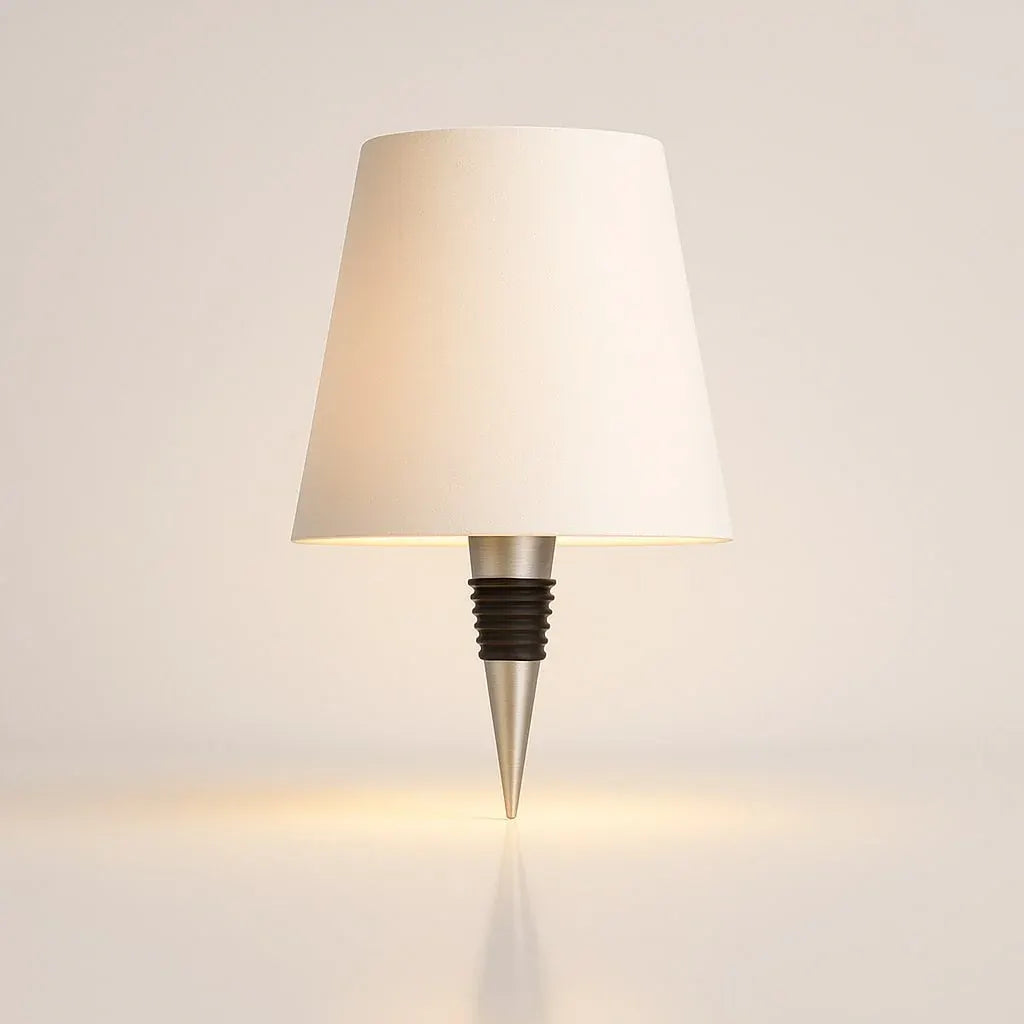 Rechargeable Bottle-Shaped Lamp with Adjustable Light Source for Home Decor