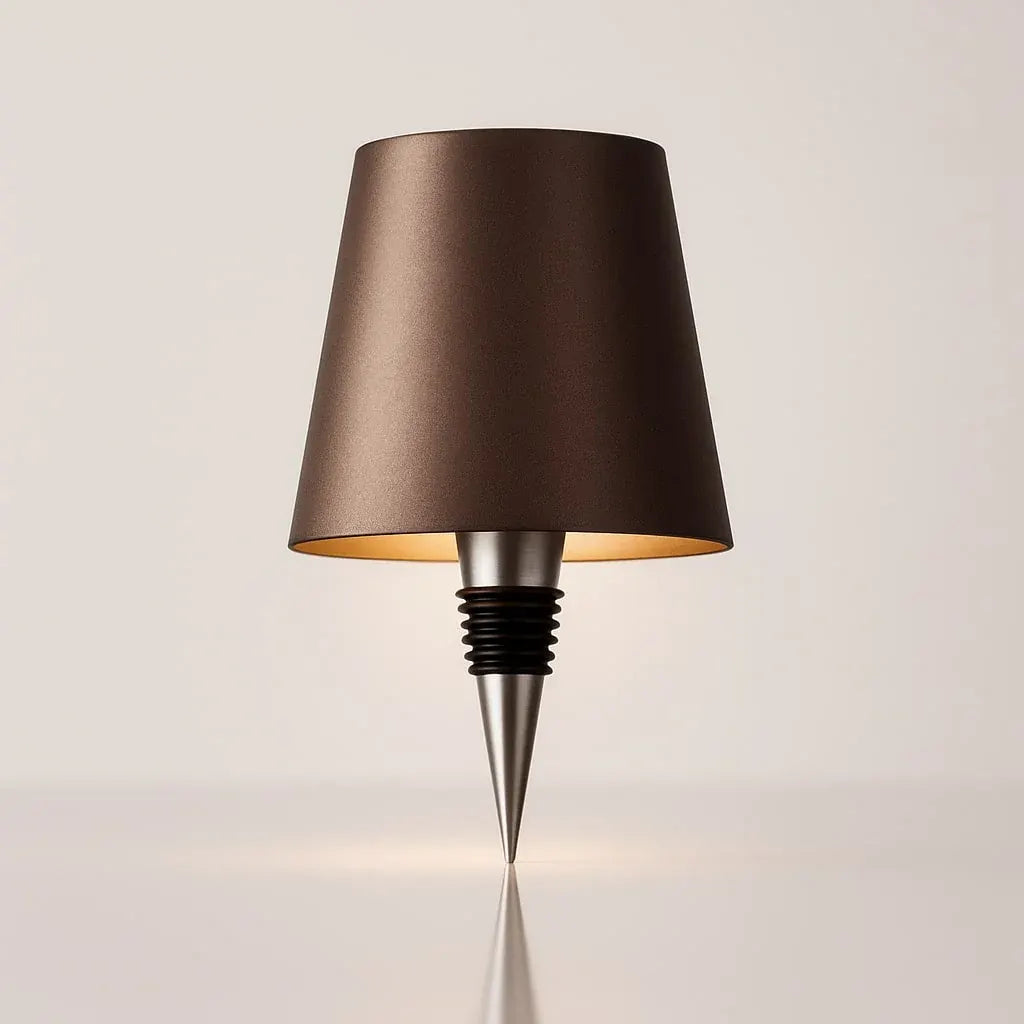 Rechargeable Bottle-Shaped Lamp with Adjustable Light Source for Home Decor