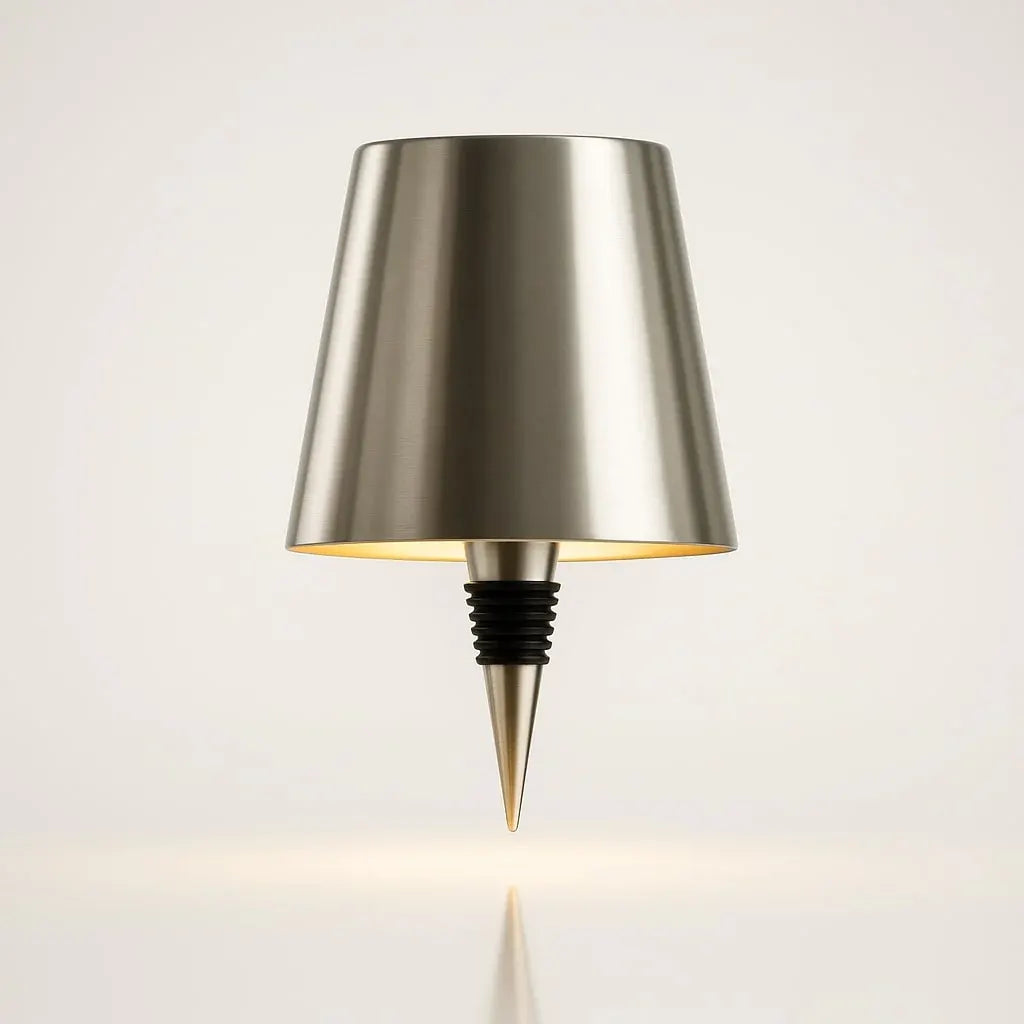 Rechargeable Bottle-Shaped Lamp with Adjustable Light Source for Home Decor