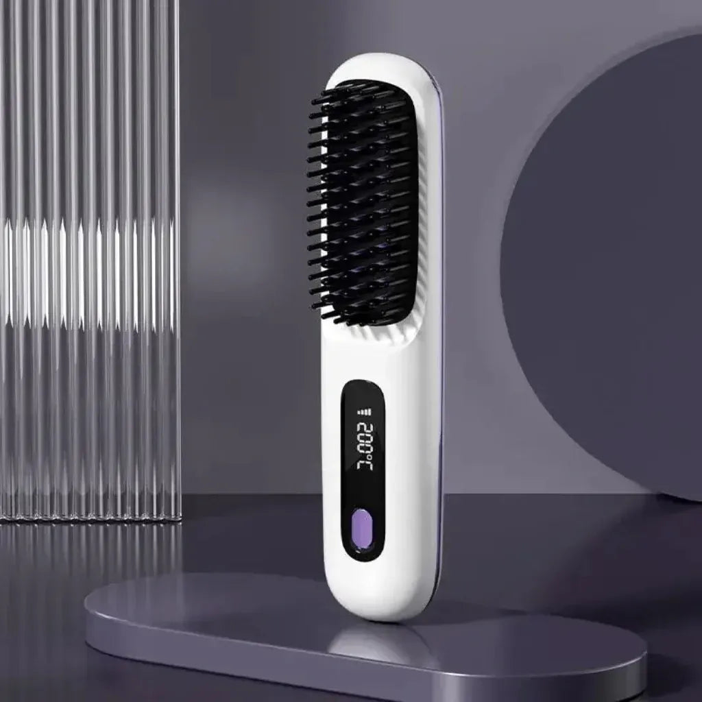 Rechargeable Cordless Ceramic Hair Straightener Portable Styling Tool