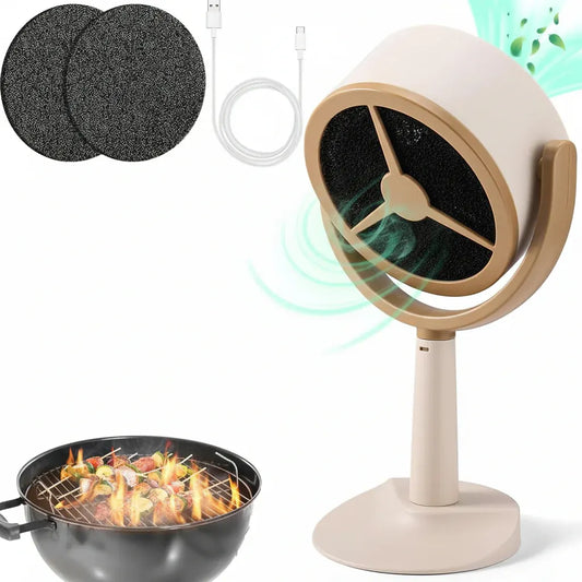 Rechargeable Cordless Kitchen Exhaust Fan for Portable Range Hood Use