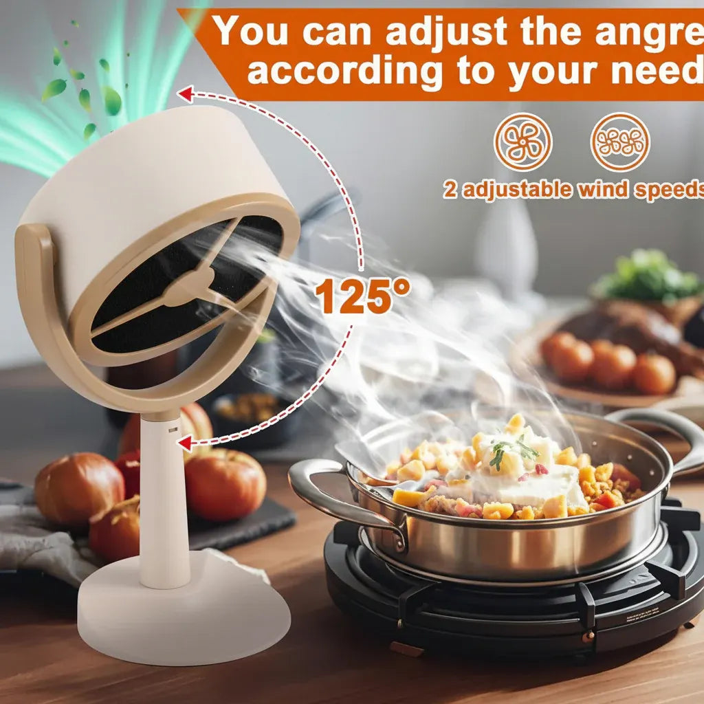 Rechargeable Cordless Kitchen Exhaust Fan for Portable Range Hood Use