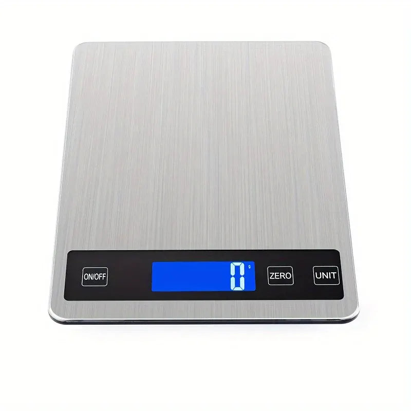 Rechargeable Digital Kitchen Scale 15kg - USB Precision Food Weight Meter