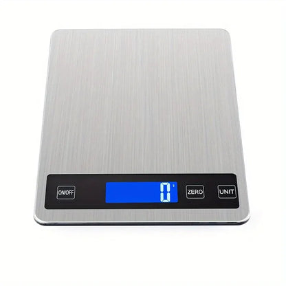 Rechargeable Digital Kitchen Scale 15kg - USB Precision Food Weight Meter