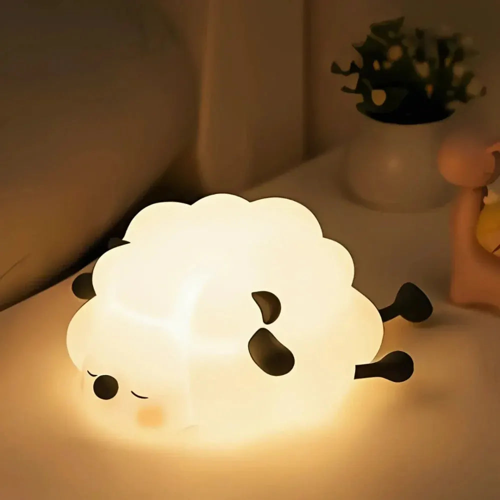 Rechargeable Dimmable Animal Bedside Night Light for Kids