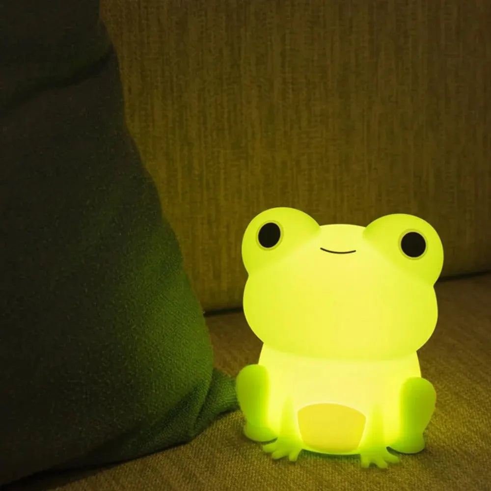 Rechargeable Dimmable Animal Bedside Night Light for Kids