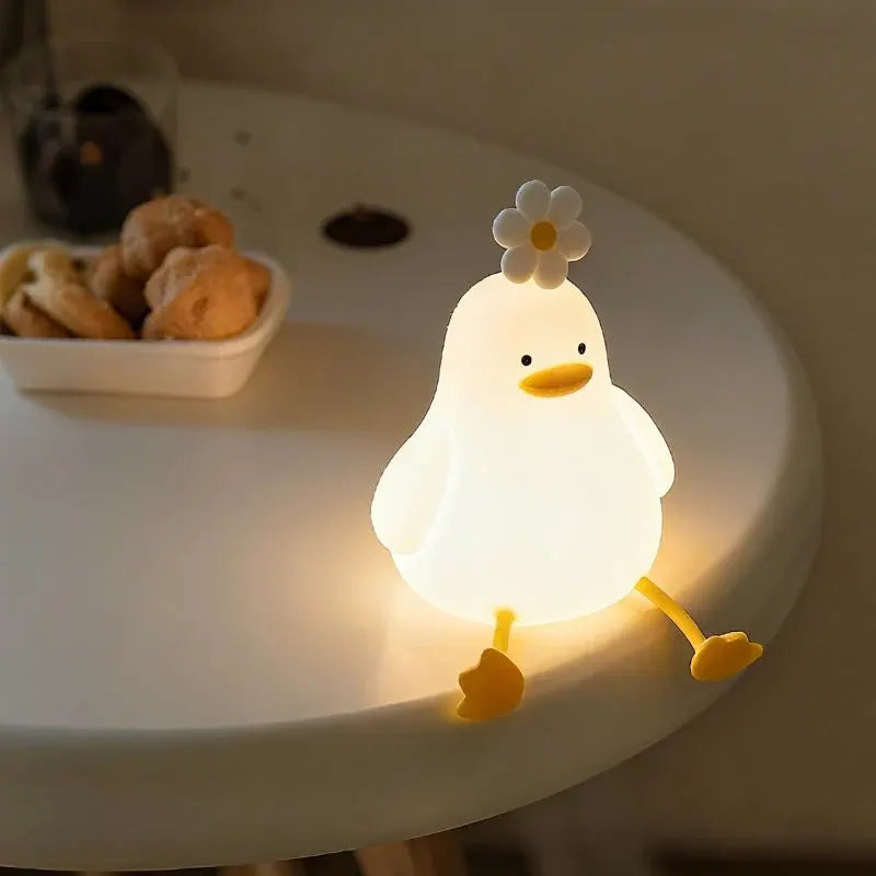 Rechargeable Dimmable Animal Bedside Night Light for Kids