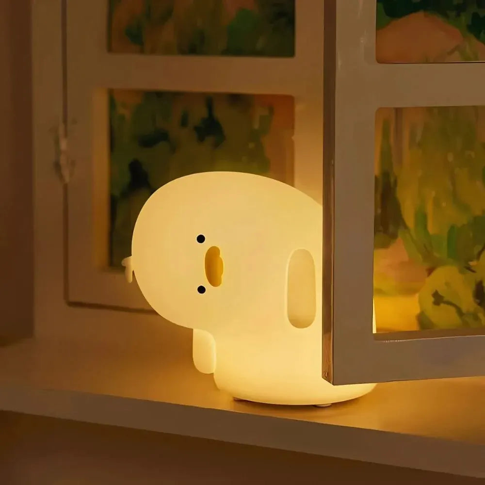 Rechargeable Dimmable Animal Bedside Night Light for Kids