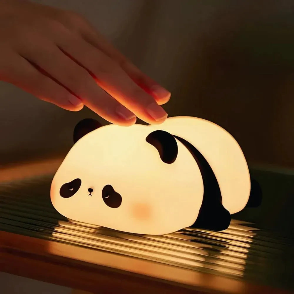 Rechargeable Dimmable Animal Bedside Night Light for Kids