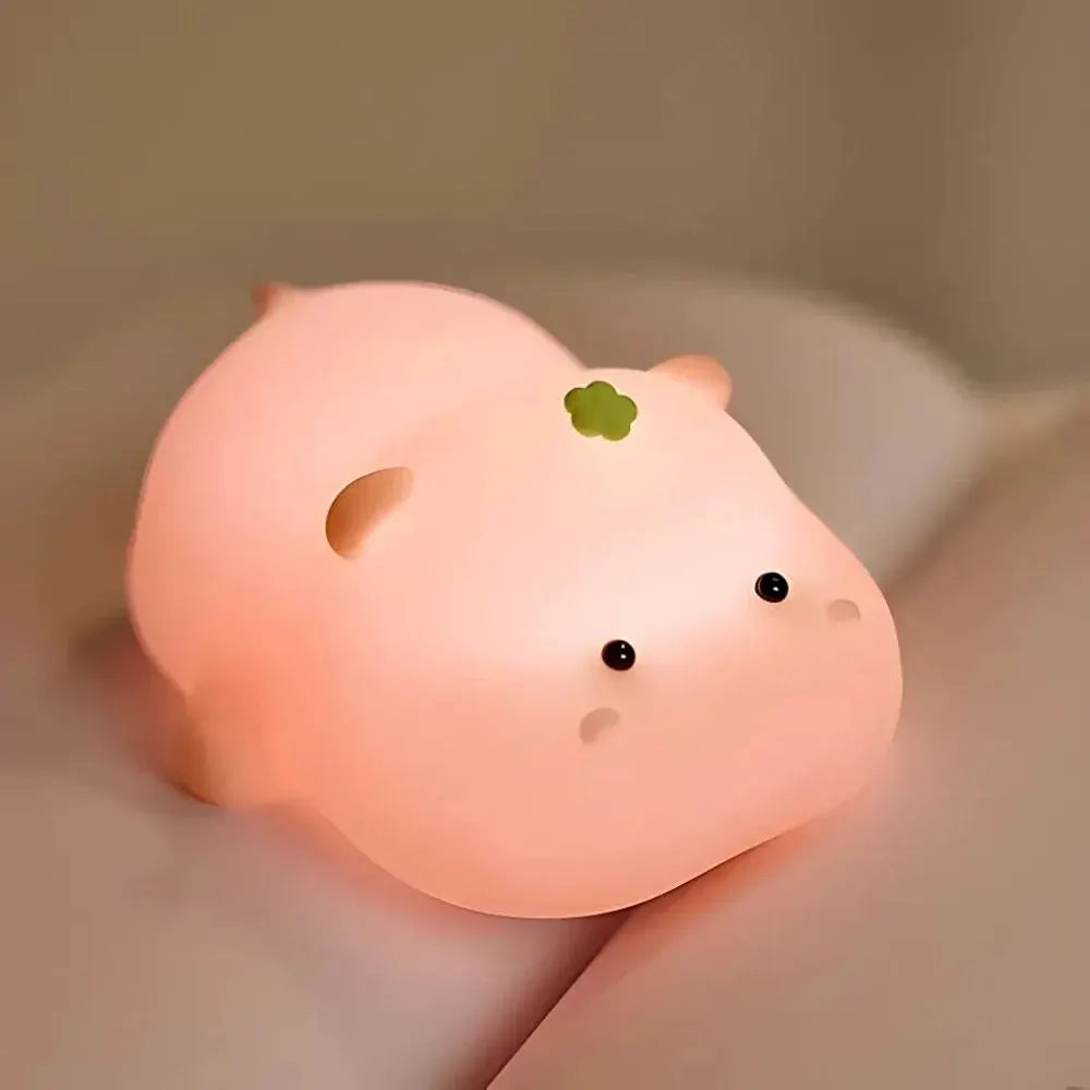 Rechargeable Dimmable Animal Bedside Night Light for Kids