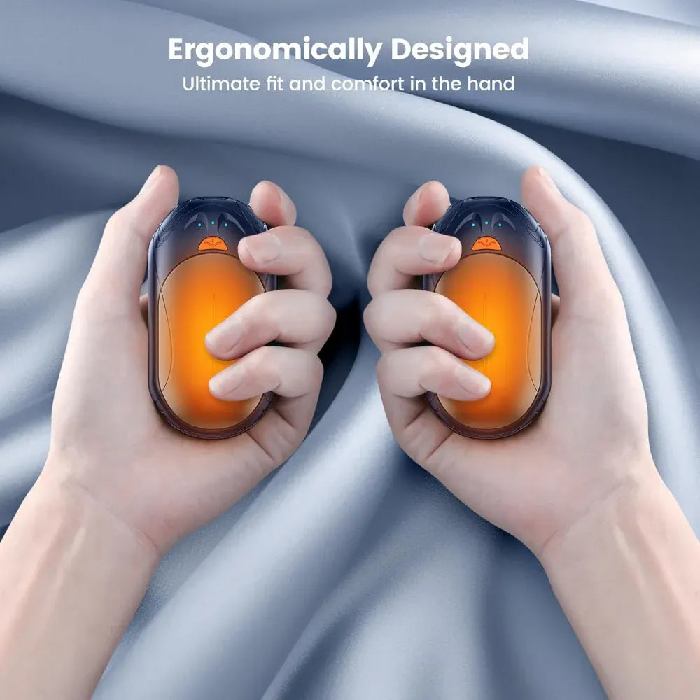 Rechargeable Electric Hand Warmer & Pocket Heater Set