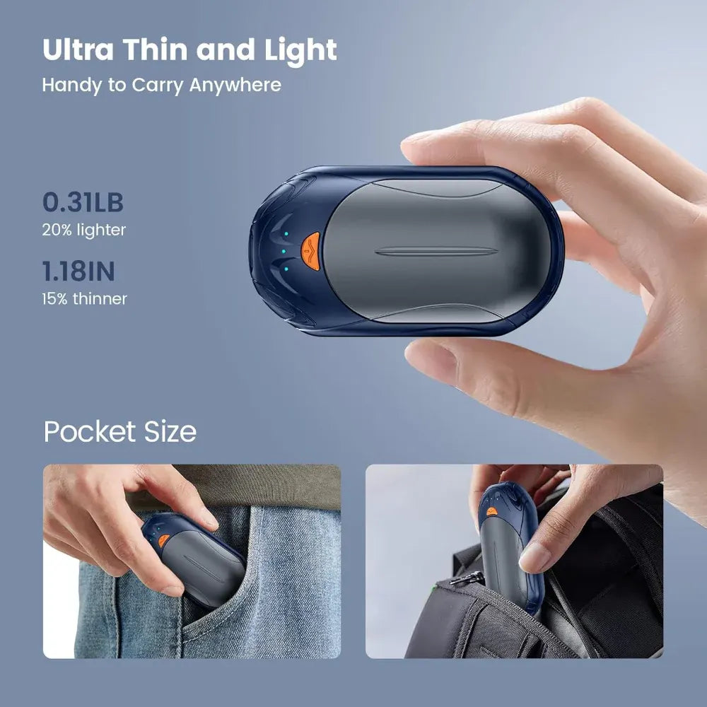 Rechargeable Electric Hand Warmer & Pocket Heater Set
