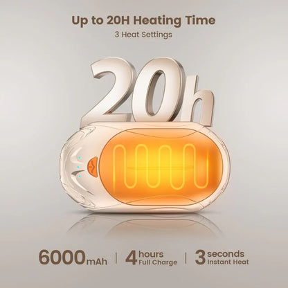 Rechargeable Electric Hand Warmer & Pocket Heater Set