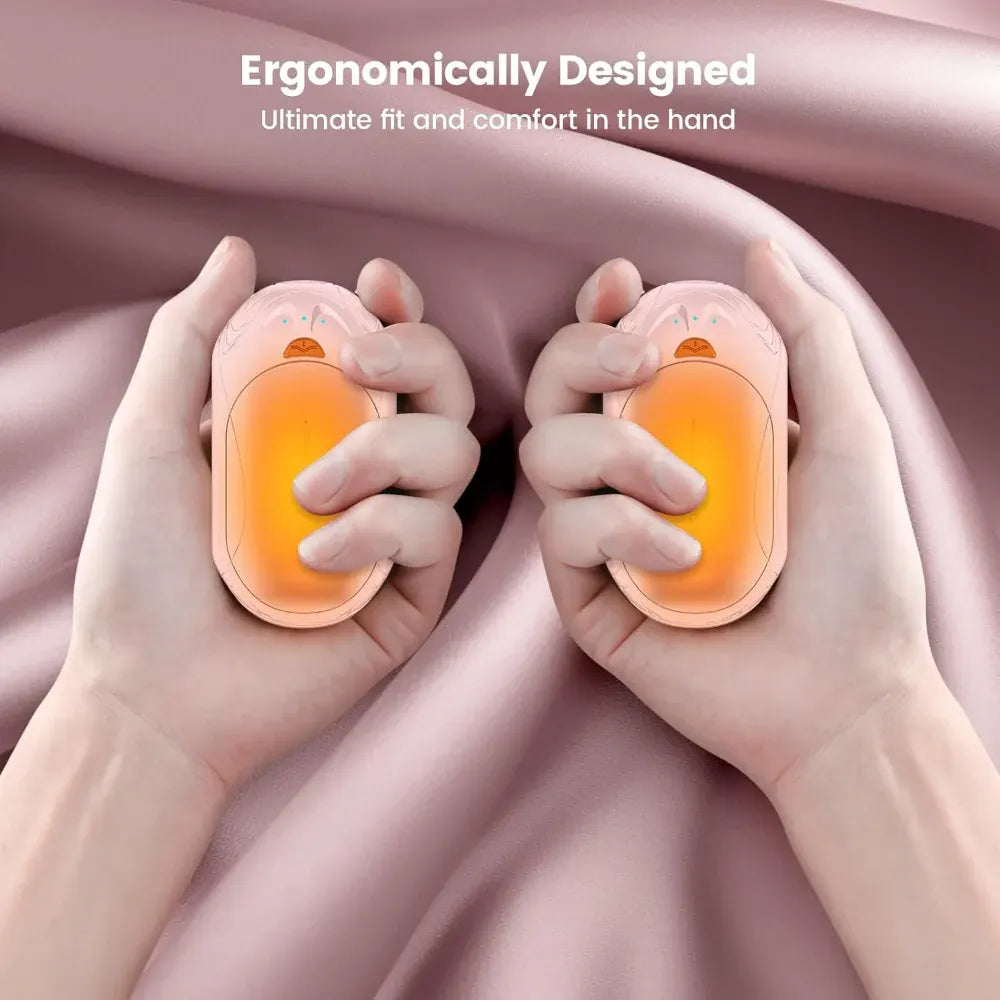 Rechargeable Electric Hand Warmer & Pocket Heater Set