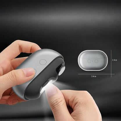 Rechargeable Electric Nail Clipper with LED Light for Grooming