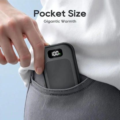 Rechargeable Electric Pocket Hand Warmer, Dual Pack