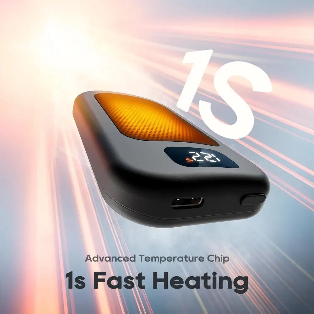 Rechargeable Electric Pocket Hand Warmer, Dual Pack