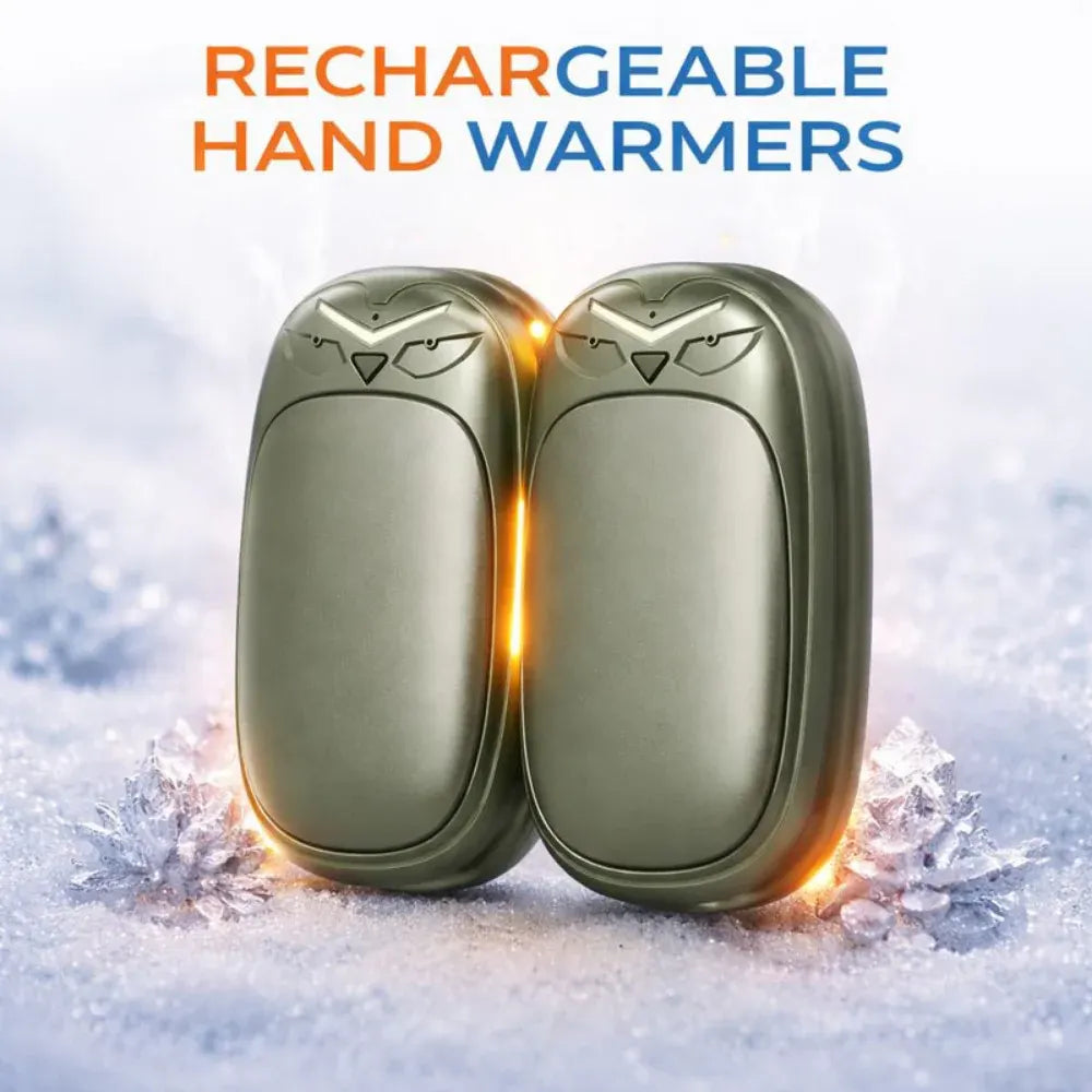 Rechargeable Electric Pocket Hand Warmer Twin Pack