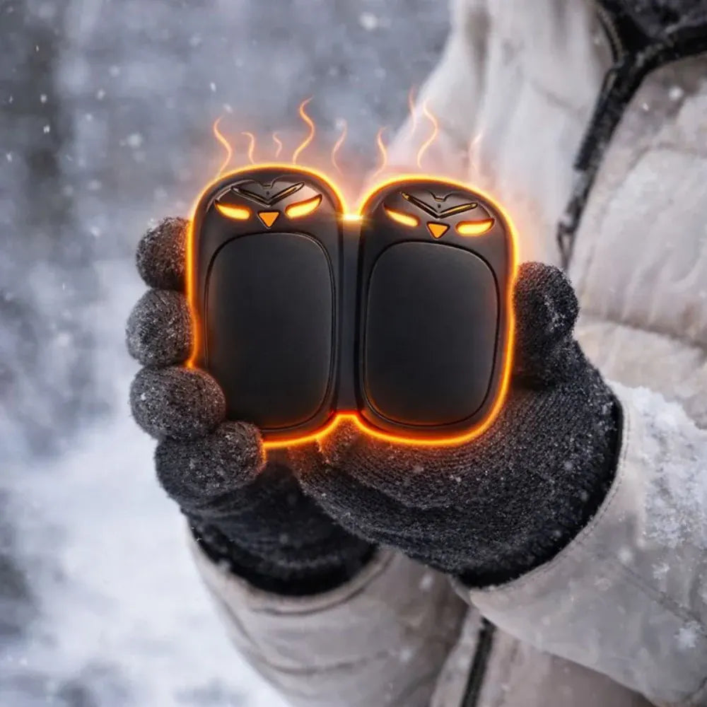 Rechargeable Electric Pocket Hand Warmer Twin Pack