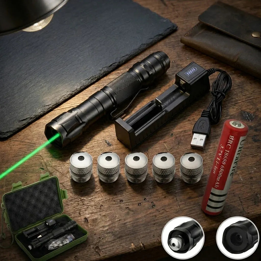 Rechargeable Green Laser Pointer with Long-Range Precision Beam