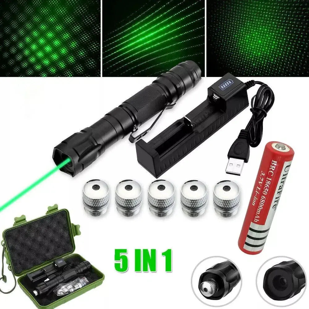 Rechargeable Green Laser Pointer with Long-Range Precision Beam