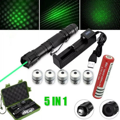 Rechargeable Green Laser Pointer with Long-Range Precision Beam