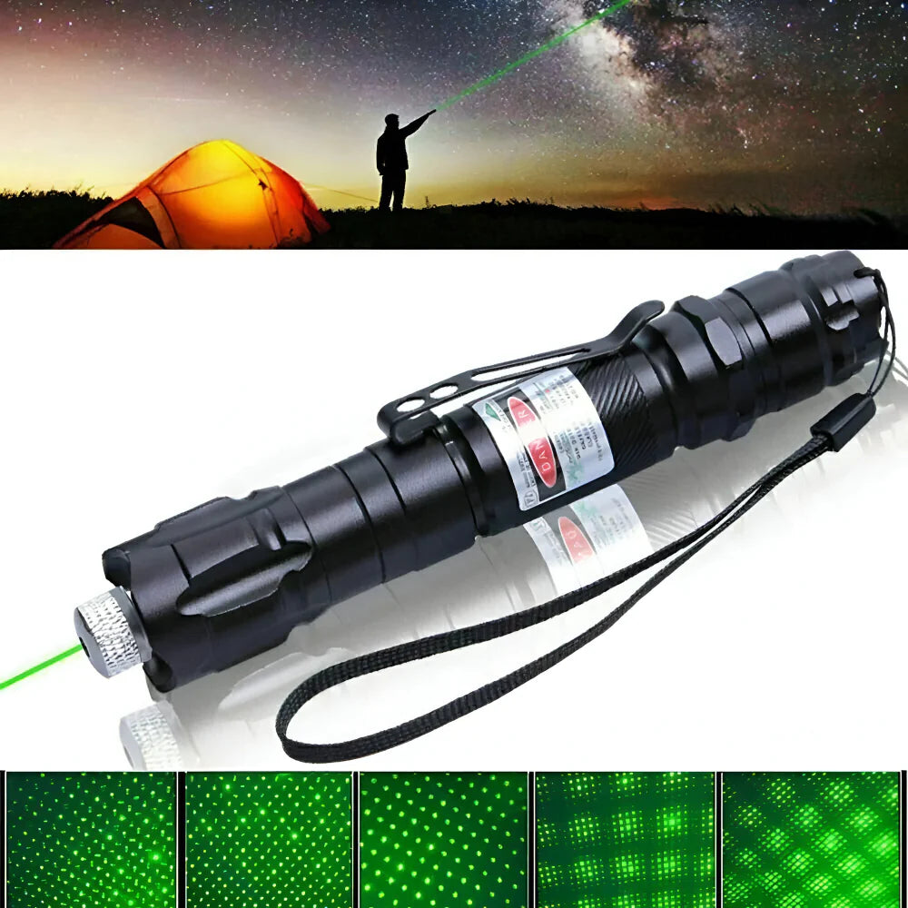 Rechargeable Green Laser Pointer with Long-Range Precision Beam