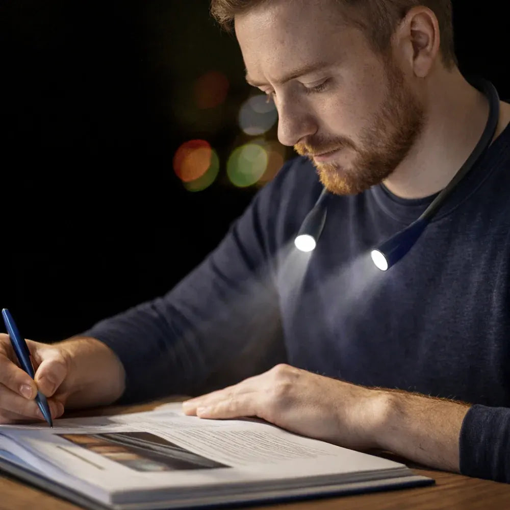 Rechargeable Hands-Free LED Neck Reading Light