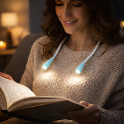 Rechargeable Hands-Free LED Neck Reading Light
