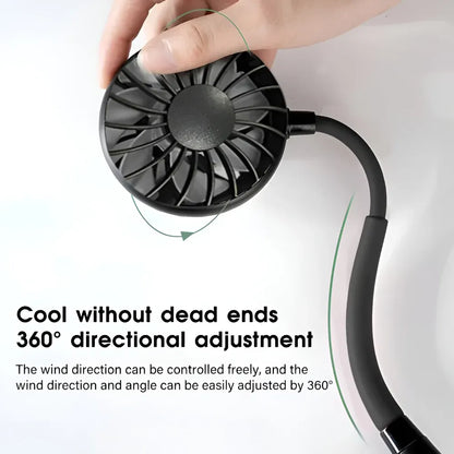 Rechargeable Hands-Free Portable Neck Cooling Fan