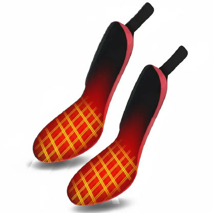 Rechargeable Heated Shoe Insoles with Wireless Remote for Winter Warmth