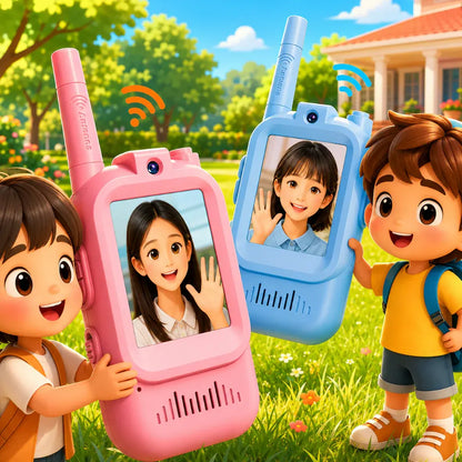 Rechargeable Kids Walkie Talkie with Video Camera Feature