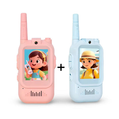Rechargeable Kids Walkie Talkie with Video Camera Feature