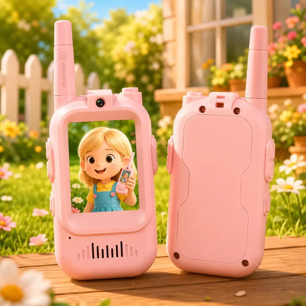 Rechargeable Kids Walkie Talkie with Video Camera Feature