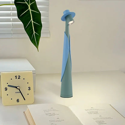 Rechargeable LED Cap Light | Touch-Control Creative Desk Lamp