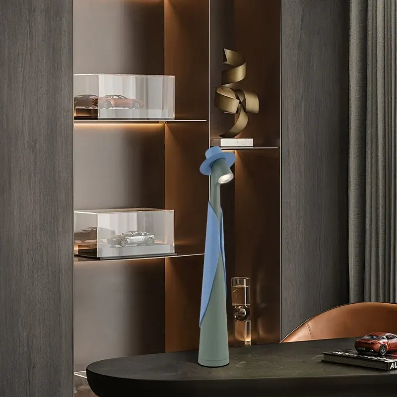 Rechargeable LED Cap Light | Touch-Control Creative Desk Lamp