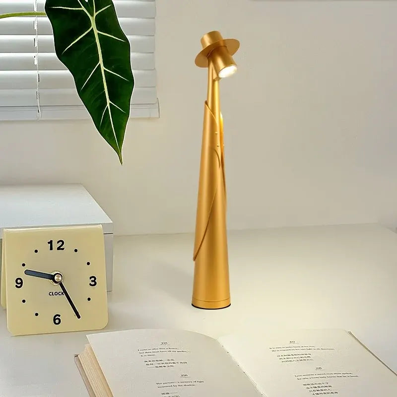 Rechargeable LED Cap Light | Touch-Control Creative Desk Lamp