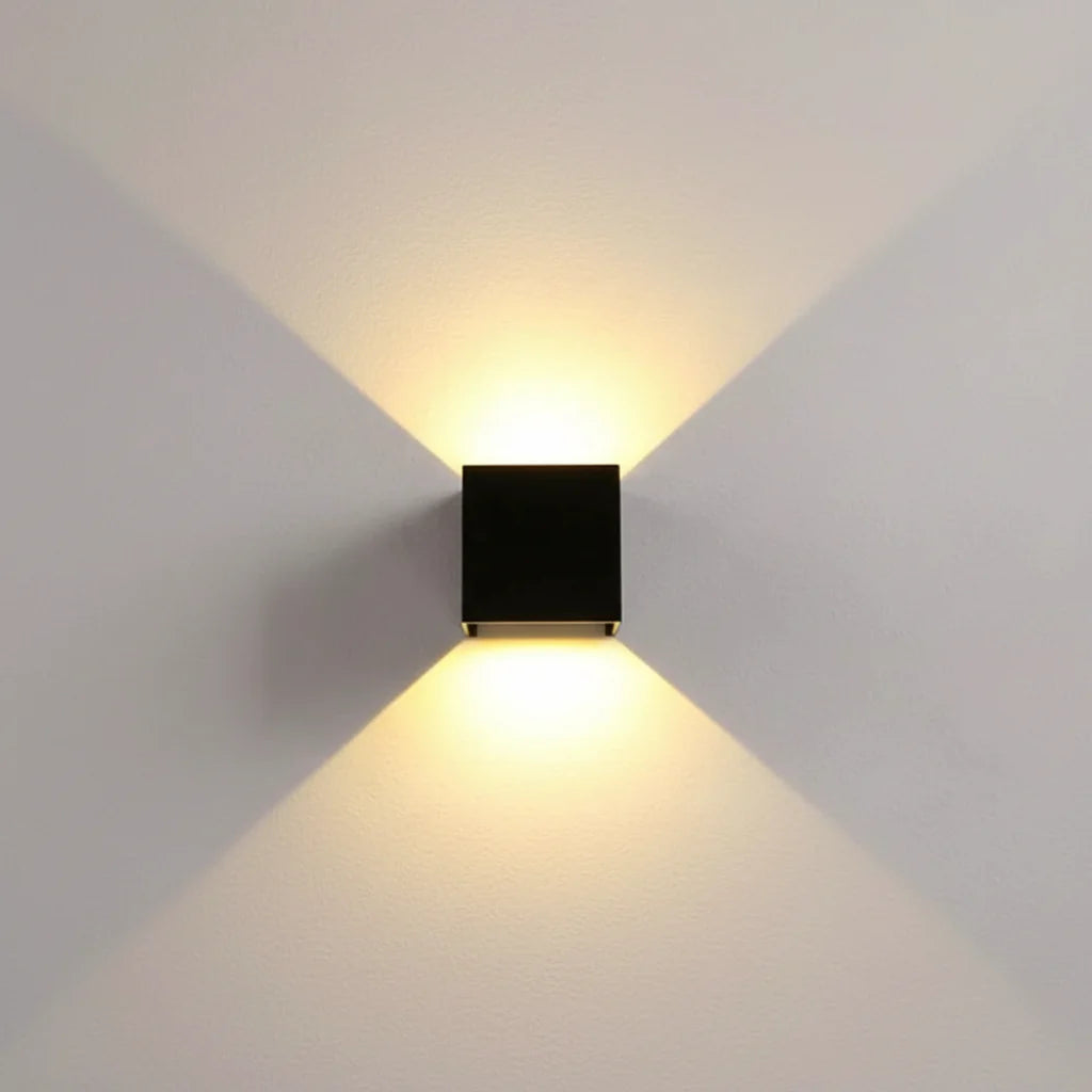 Rechargeable LED Cube Wall Light with Motion Sensor