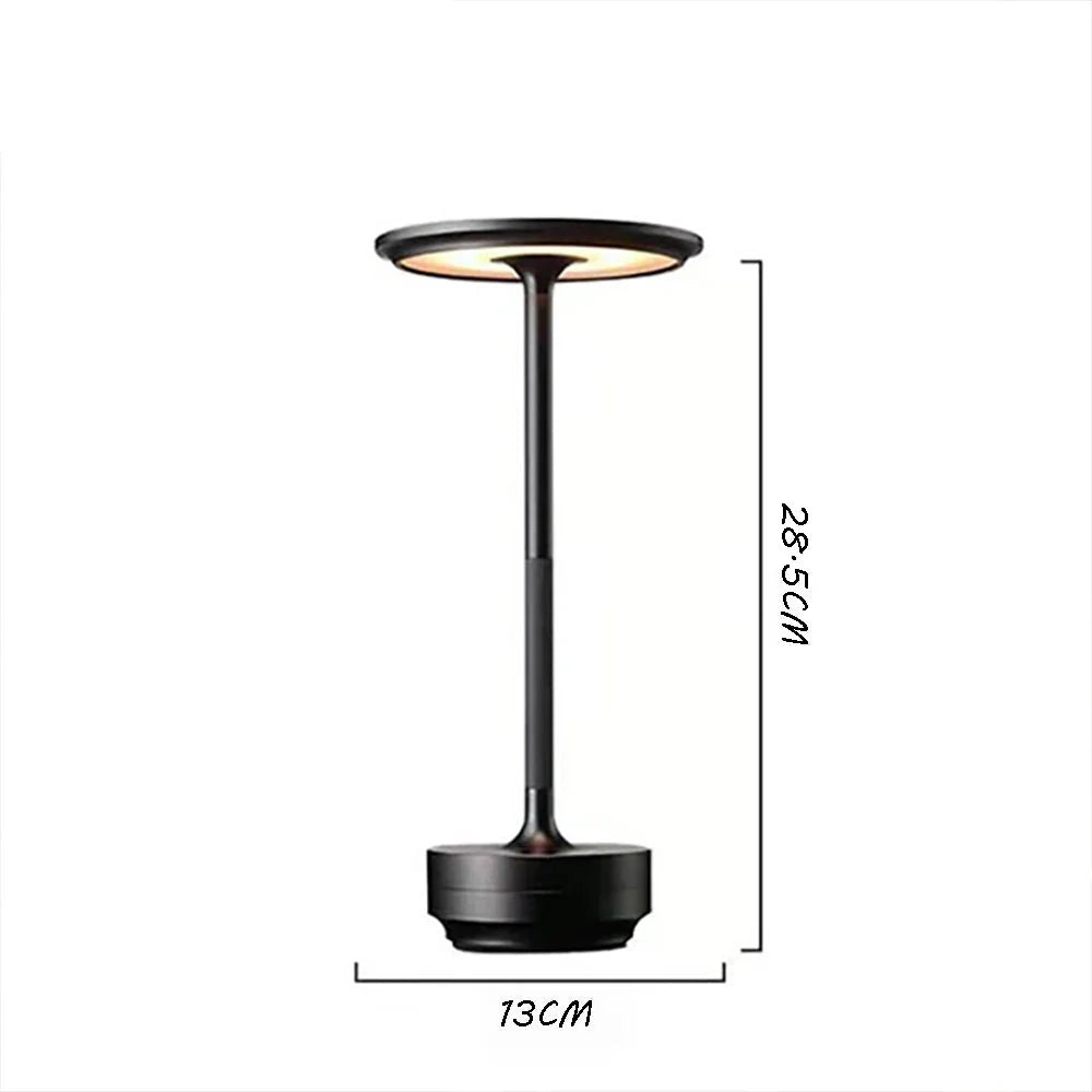 Rechargeable LED Desk Lamp with Touch-Dimmable Control