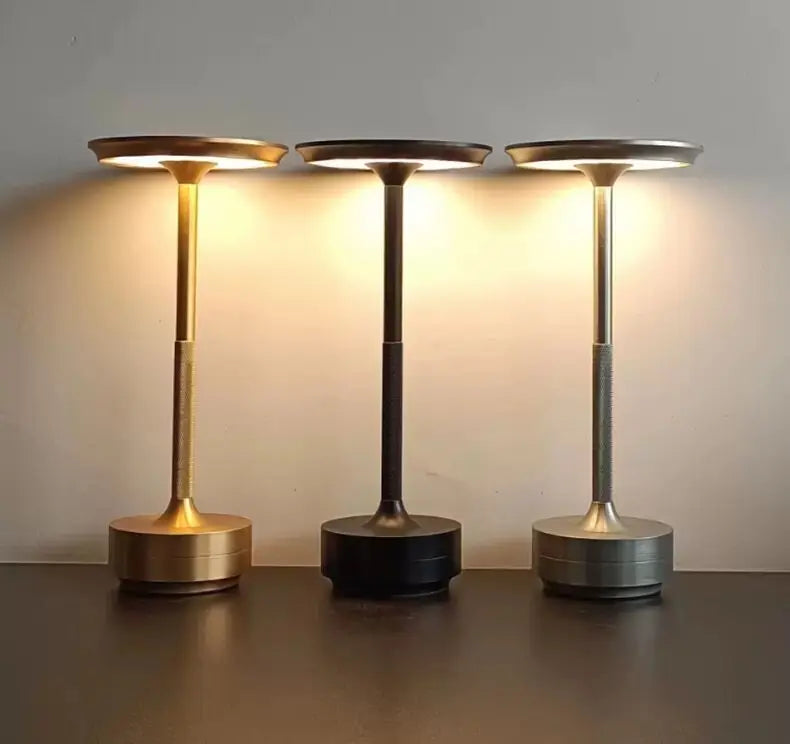 Rechargeable LED Desk Lamp with Touch-Dimmable Control