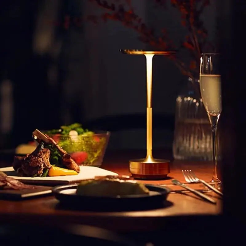 Rechargeable LED Desk Lamp with Touch-Dimmable Control