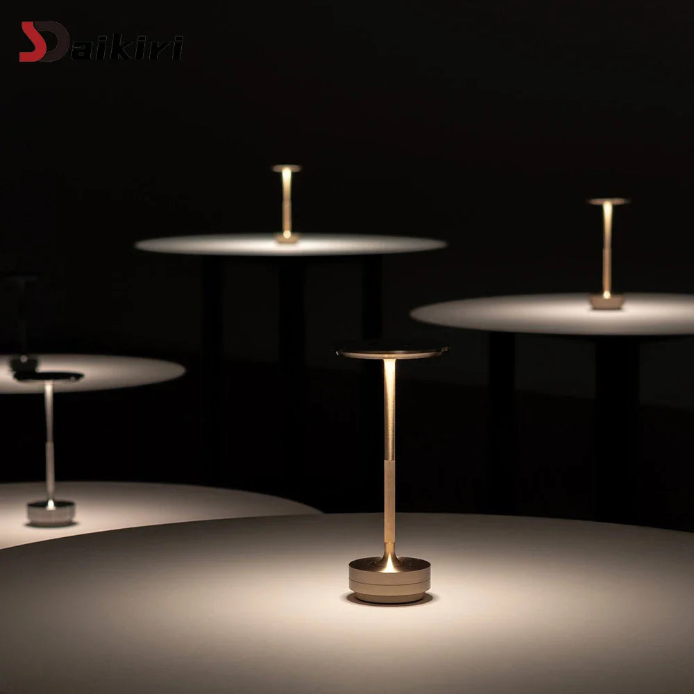Rechargeable LED Desk Lamp with Touch-Dimmable Control