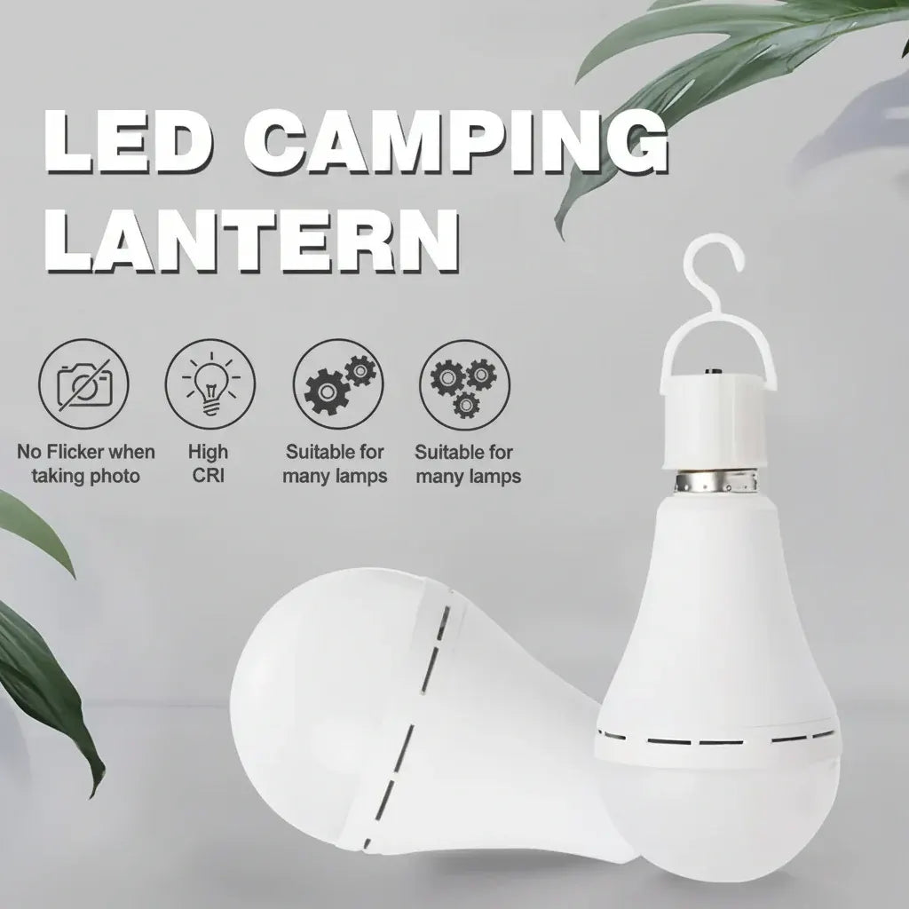 Rechargeable LED Emergency Bulb with Backup Power White Lighting
